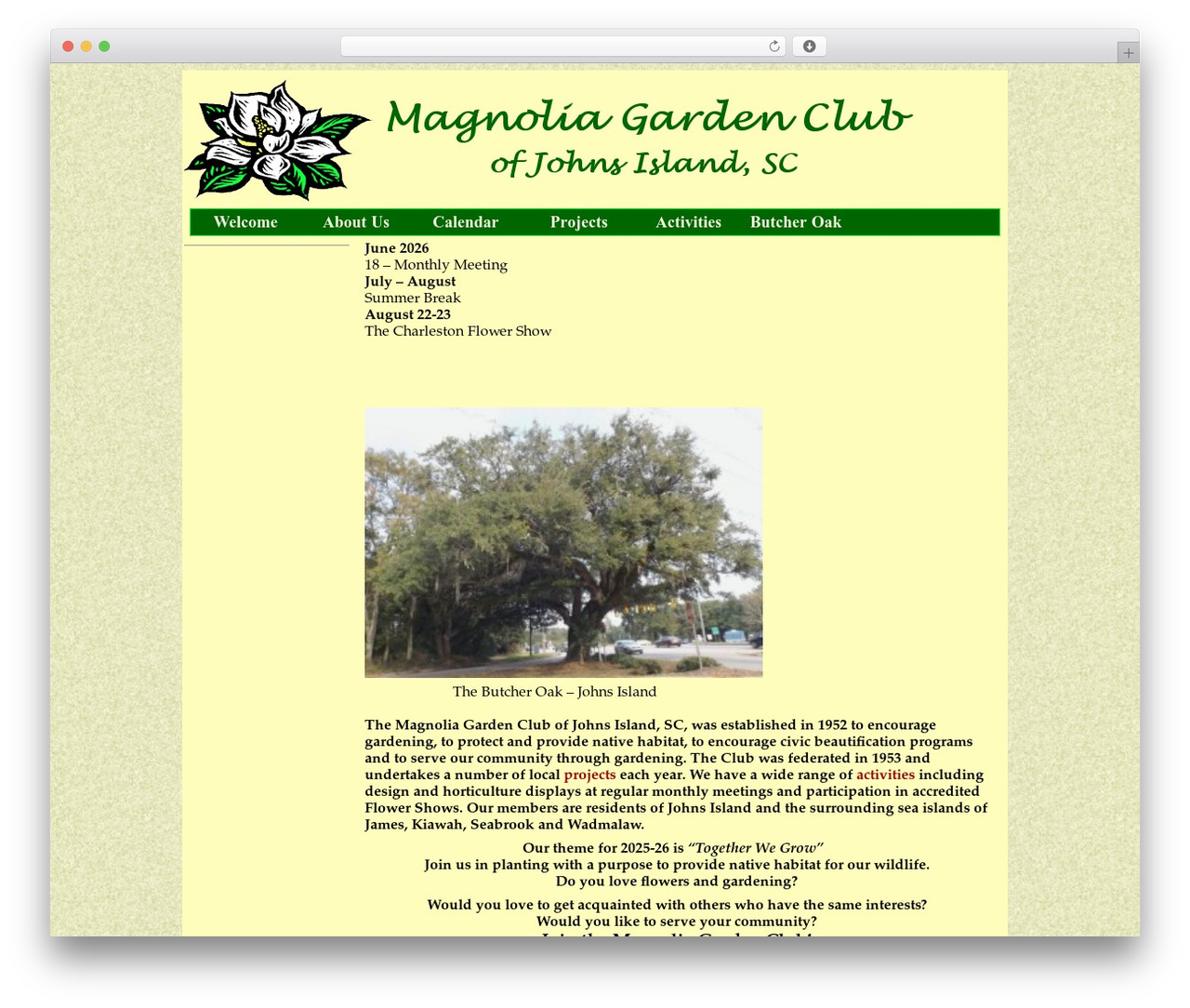 Easel theme WordPress - magnoliagc.org