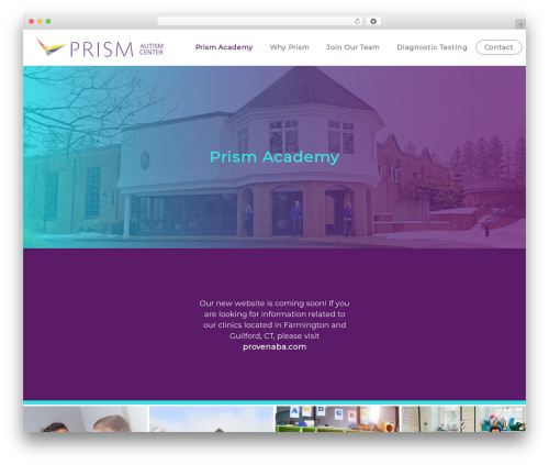 Lambda theme WordPress - prismautism.com