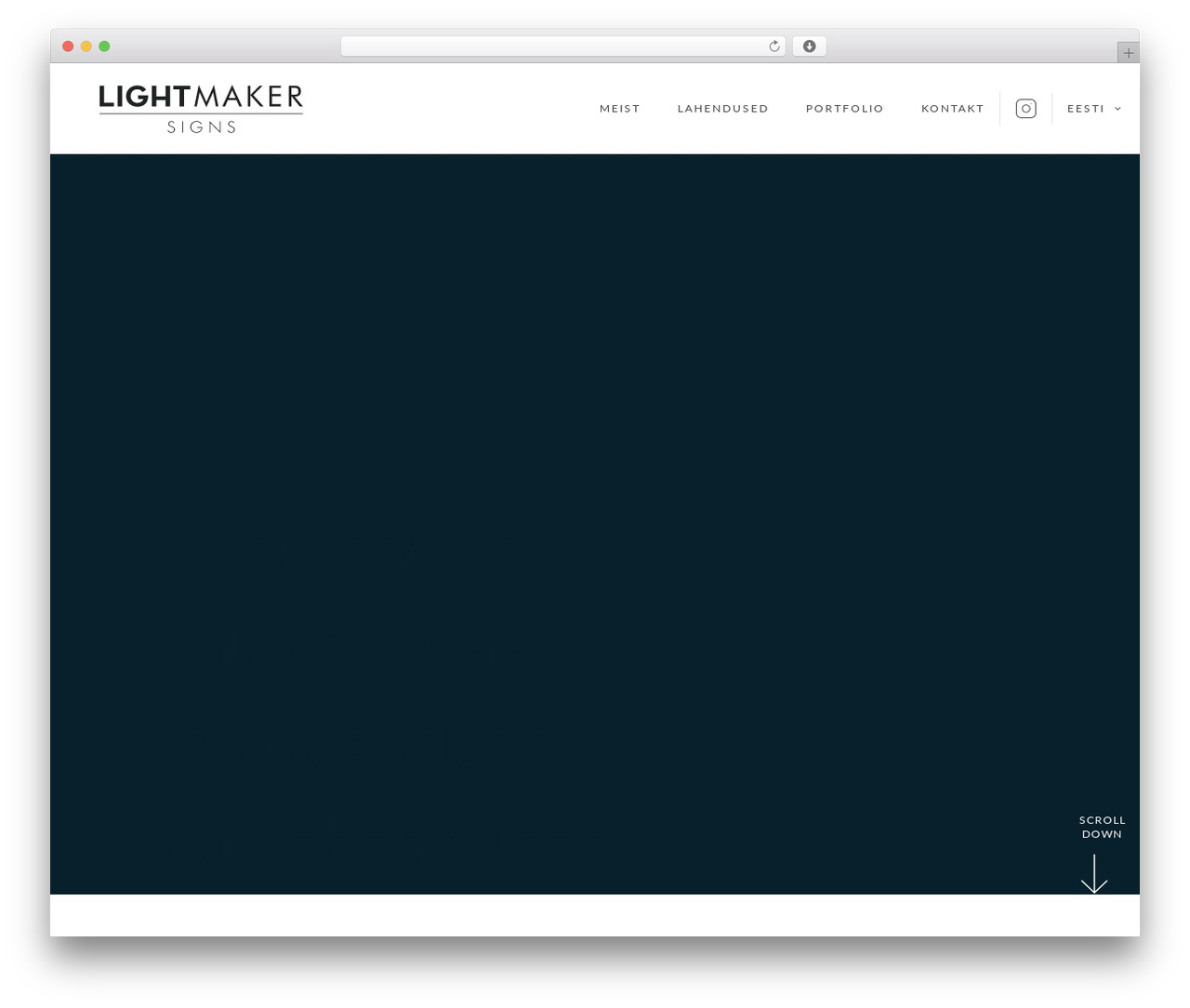 Lightmaker WordPress theme - lightmaker.ee Lightmaker WordPress theme - lightmaker.ee