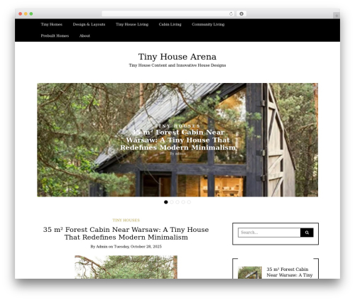 Theme WordPress Writee - tinyhousearena.com Theme WordPress Writee - tinyhousearena.com
