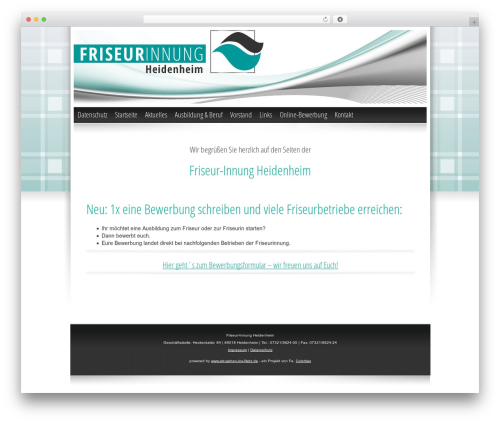 Et shortcodes WordPress plugin - friseurinnung-heidenheim.de