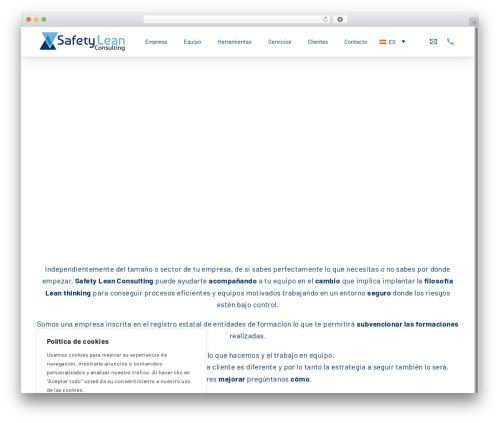 WordPress theme AIDEA - safetylean.com