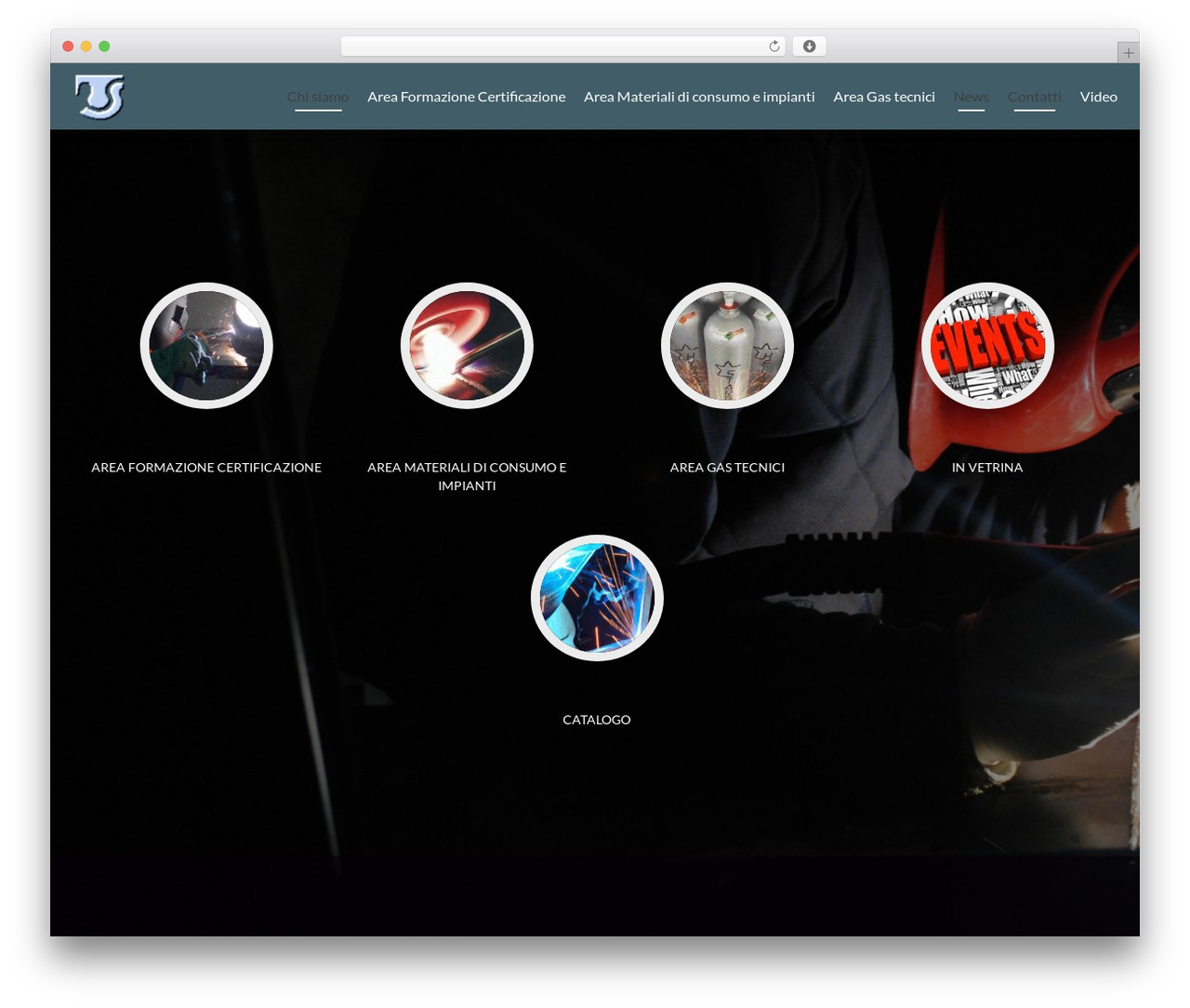 WordPress theme Zerif PRO - tecnicadellasaldatura.it