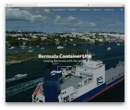 WordPress website theme Corpus - neptunebermuda.com