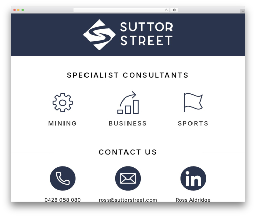 WP theme theme 2 - suttorstreet.com