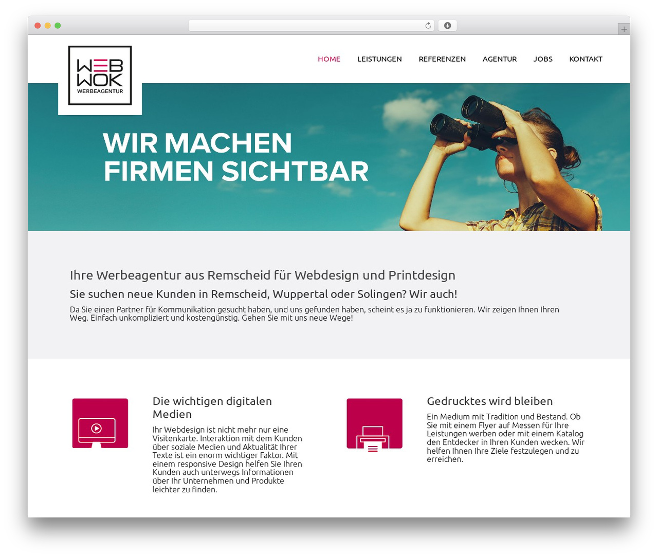Best WordPress theme WEBWOK - webwok.de