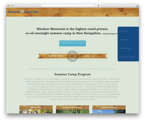 Borderland WordPress theme - windsormountain.org