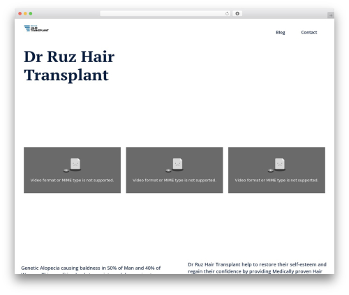 Tenweb builder WordPress plugin - hairtransplant.my