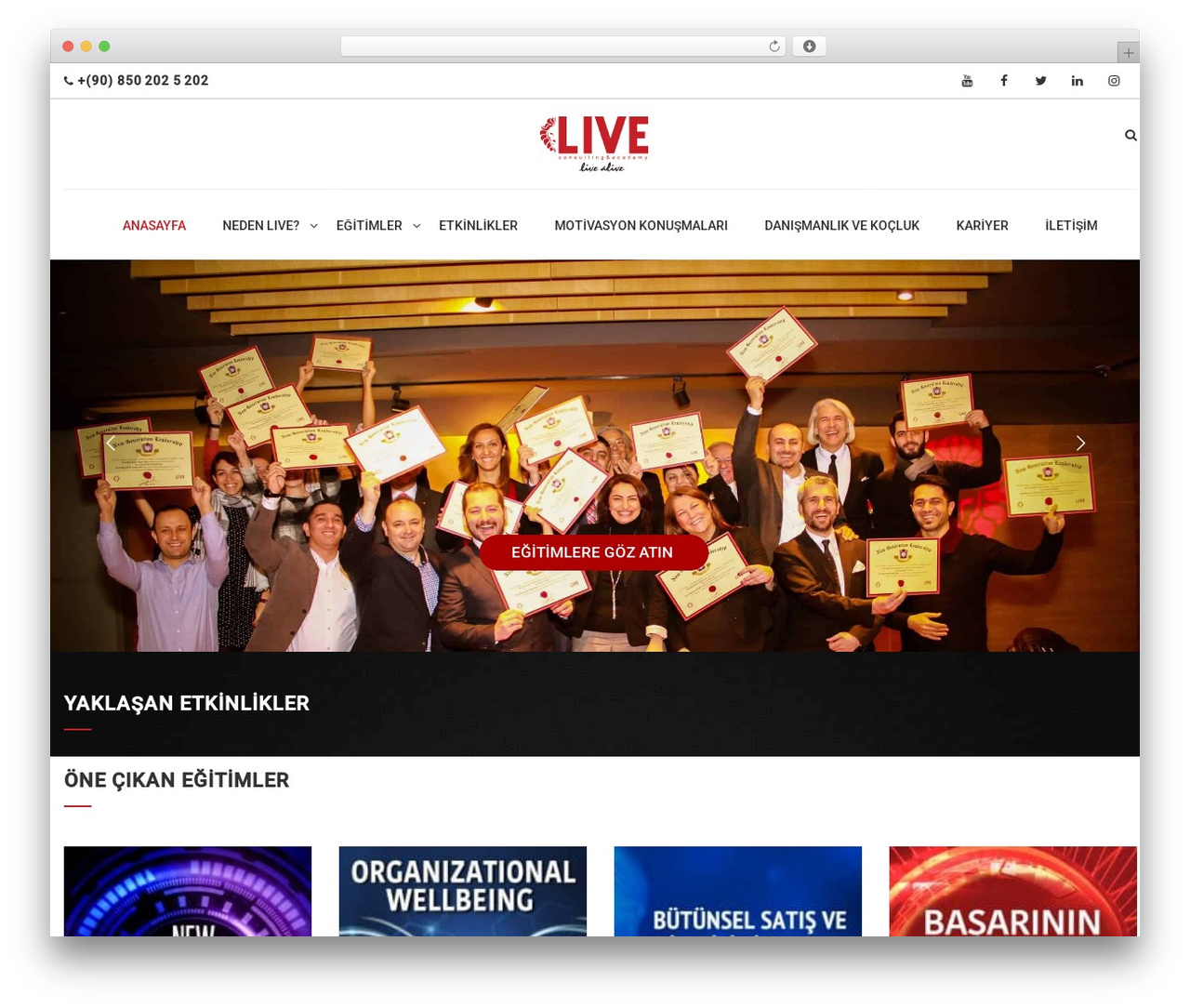 Coaching WP theme - live-ca.com