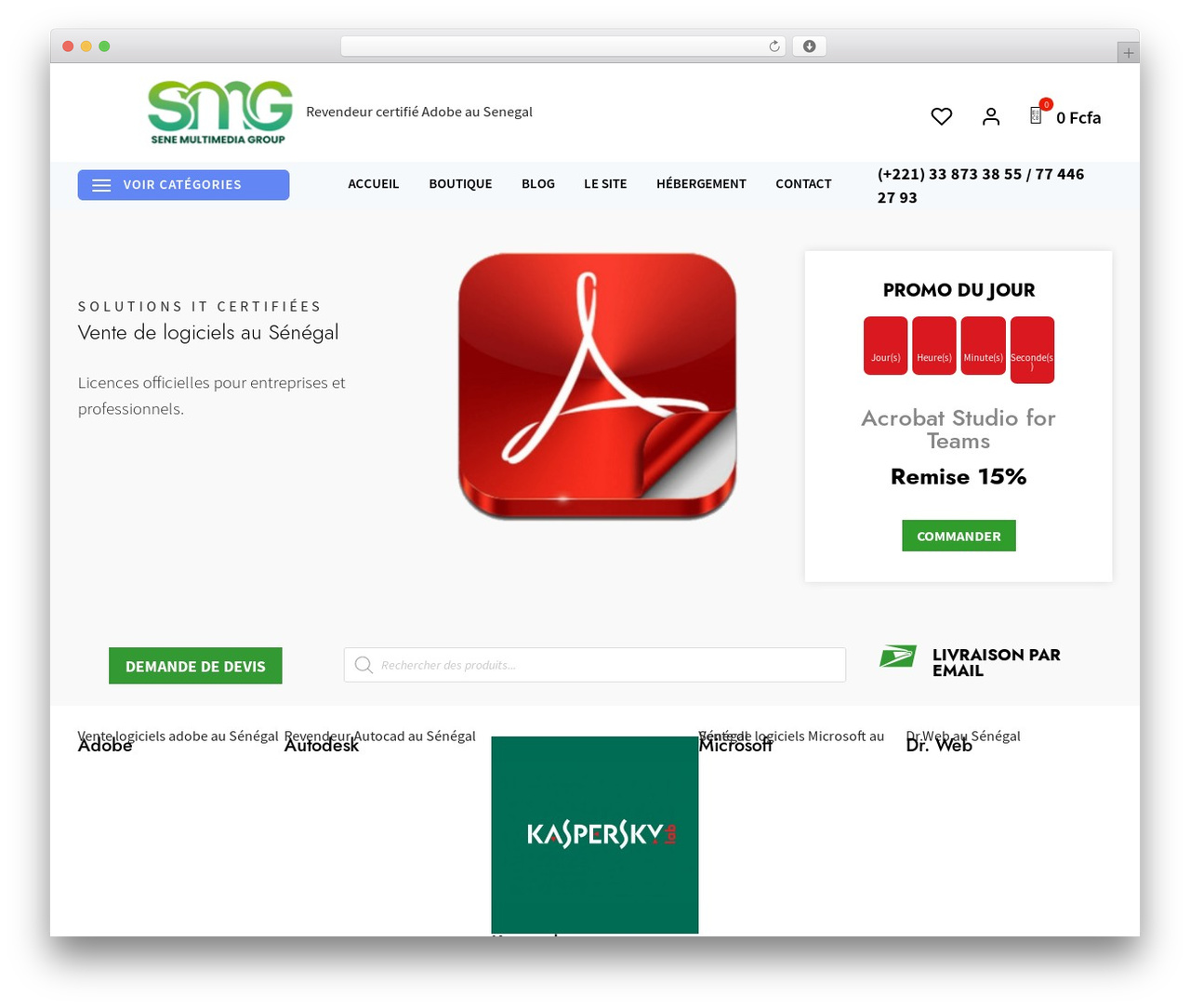 Divi WordPress theme - senemultimedia.net