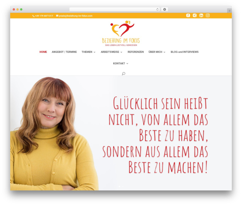Divi WP theme - beziehung-im-fokus.com