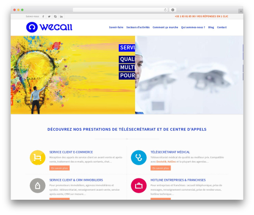 Enfold WordPress theme - wecall.fr
