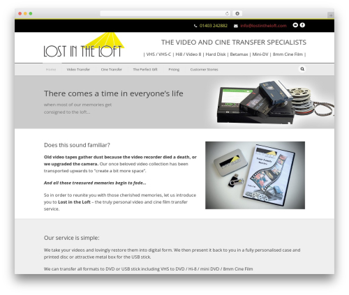 Flawless WordPress theme - lostintheloft.com