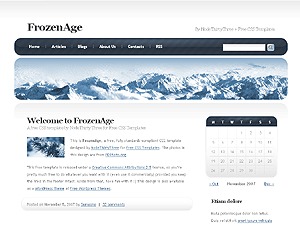 FrozenAge WordPress theme