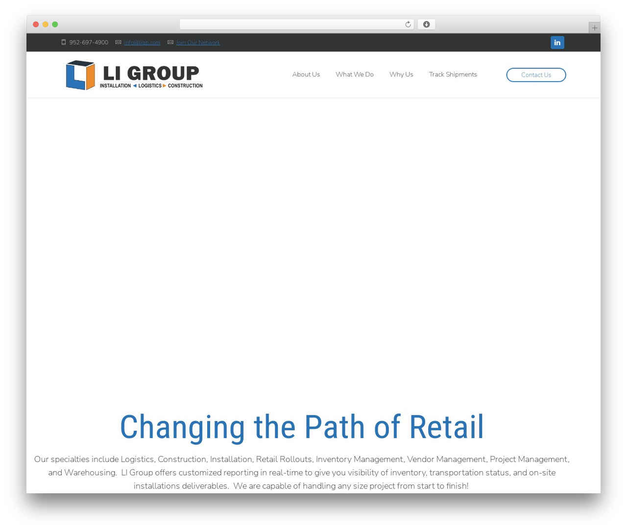 Genesis WordPress theme - ligp.com