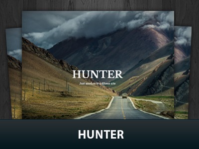 Hunter theme WordPress by WPSTALL