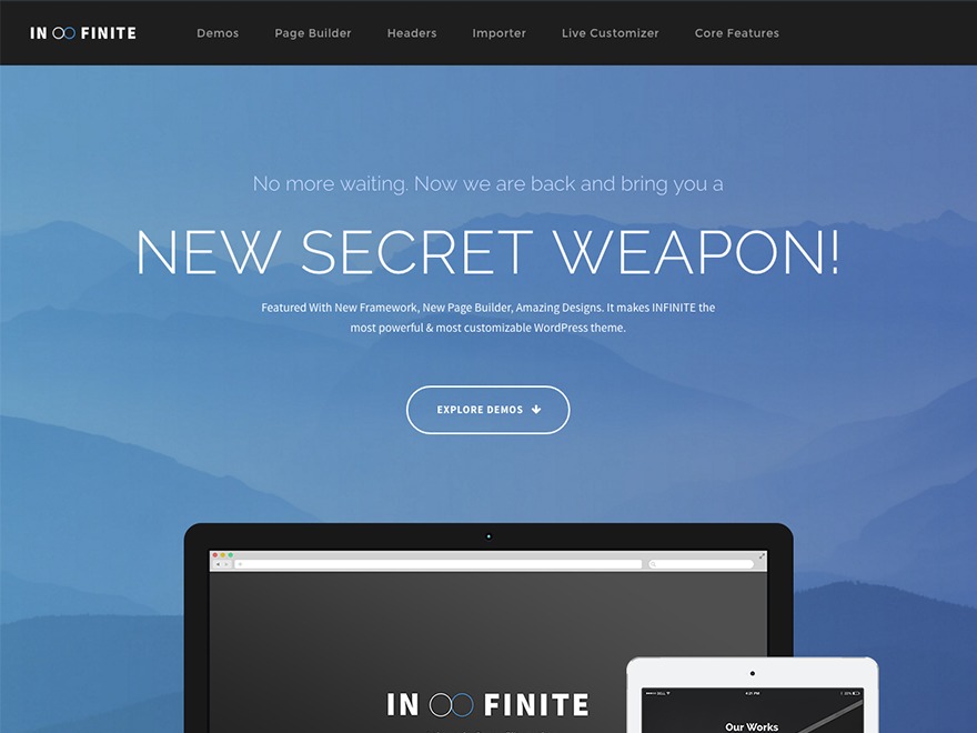 infinite WordPress theme infinite WordPress theme