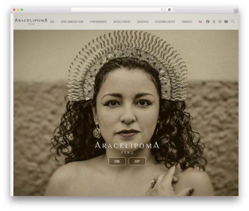 Lucille WordPress theme - aracelipoma.com