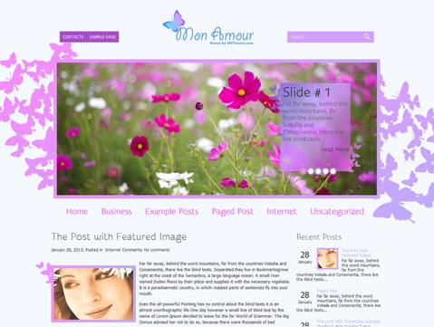 MonAmour theme WordPress MonAmour theme WordPress