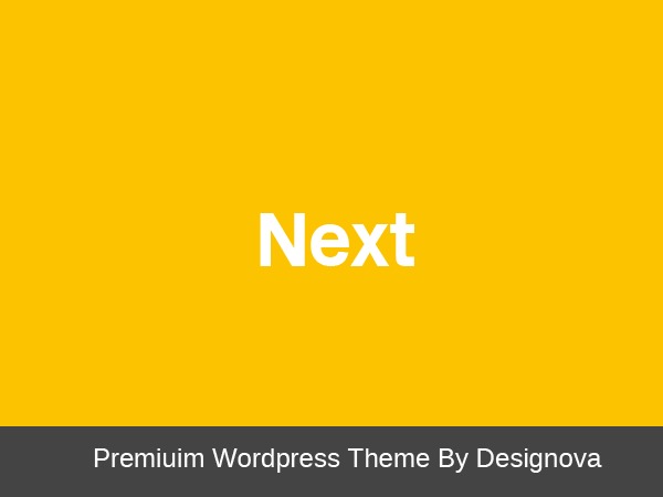 Next personal WordPress theme Next personal WordPress theme