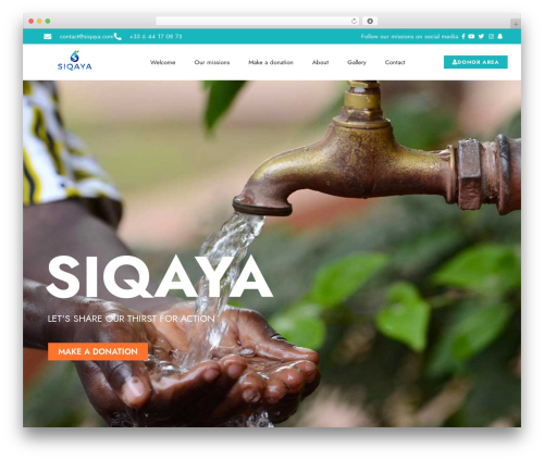 Donations (nd-donations) free WordPress plugin - siqaya.com Donations (nd-donations) free WordPress plugin - siqaya.com