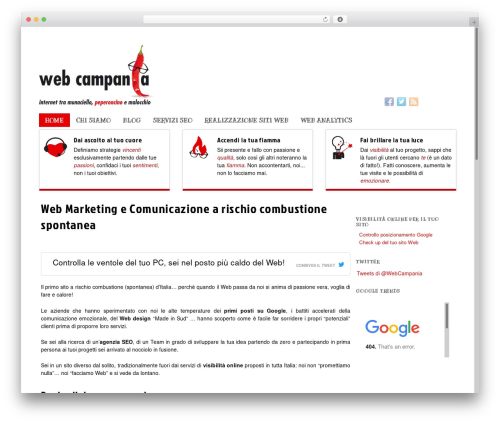 PageLines Framework top WordPress theme - webcampania.it