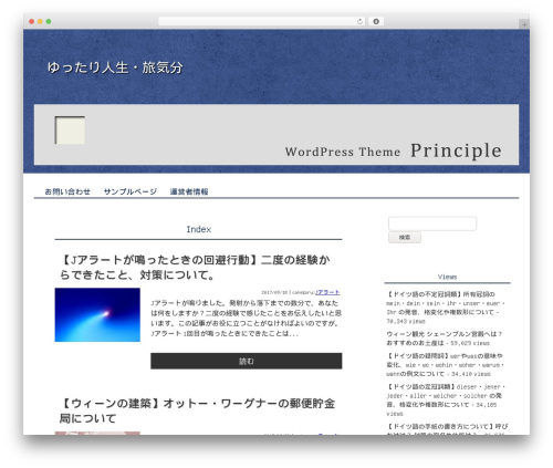Principle WordPress theme - wienmeister.info