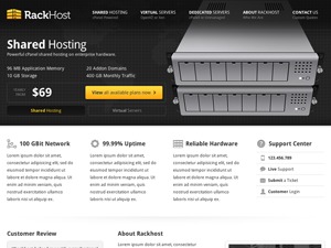 Rackhost WordPress theme Rackhost WordPress theme
