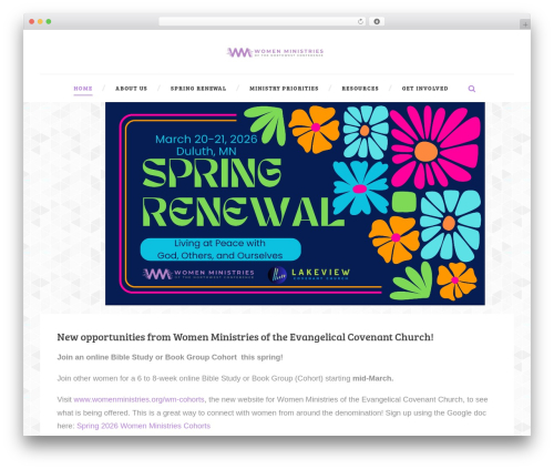 Simple Article WordPress theme - wmnwc.org