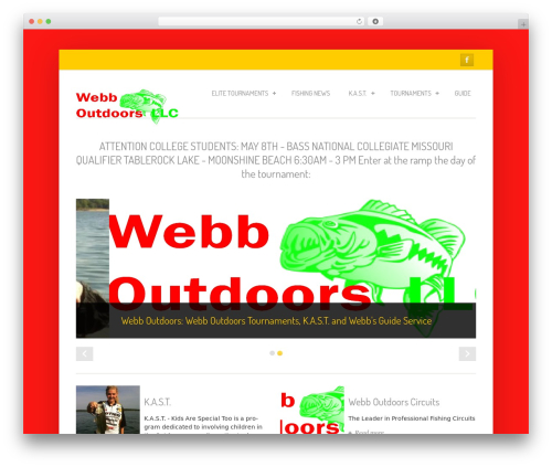SimpleCorp WP theme - webboutdoors.com