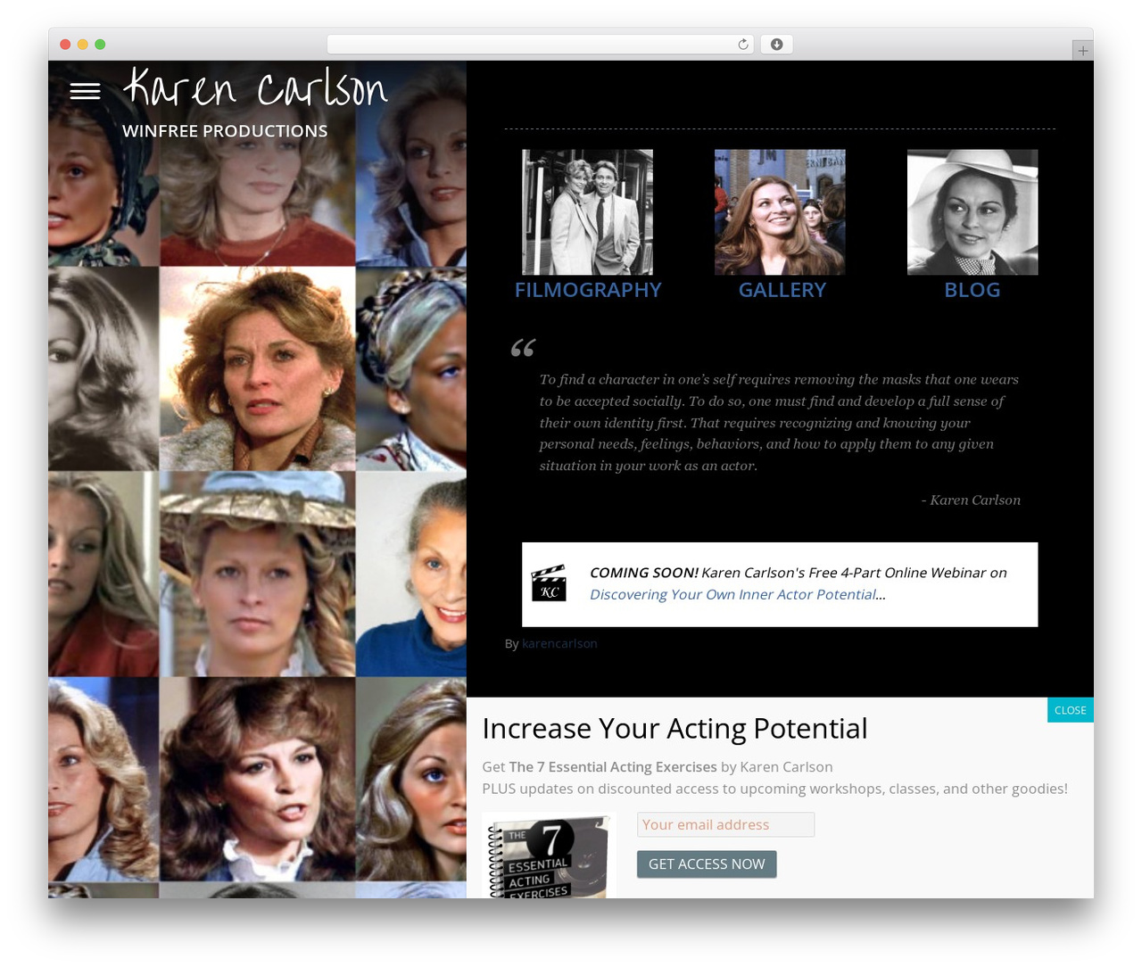 Split Me theme WordPress - karencarlson.org Split Me theme WordPress - karencarlson.org