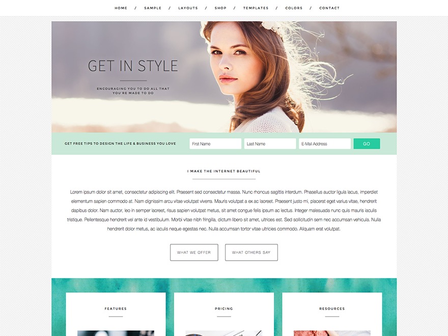 Style Theme WordPress theme by Restored 316 Designs