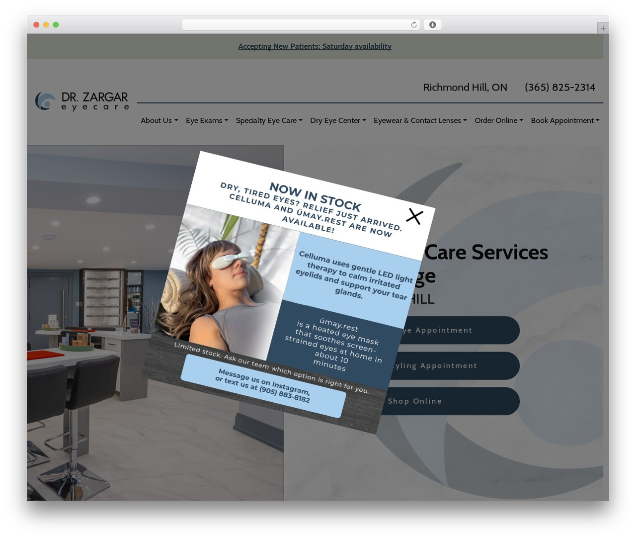 Theme WordPress Understrap - drzargareyecare.com