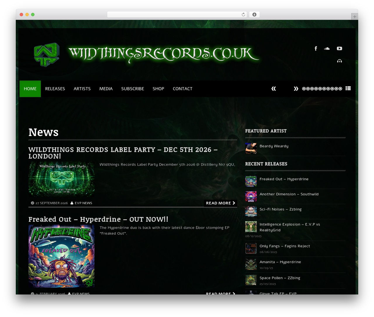Theme WordPress SLAM! - wildthingsrecords.co.uk Theme WordPress SLAM! - wildthingsrecords.co.uk