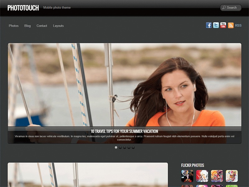 Themify PhotoTouch WordPress theme Themify PhotoTouch WordPress theme