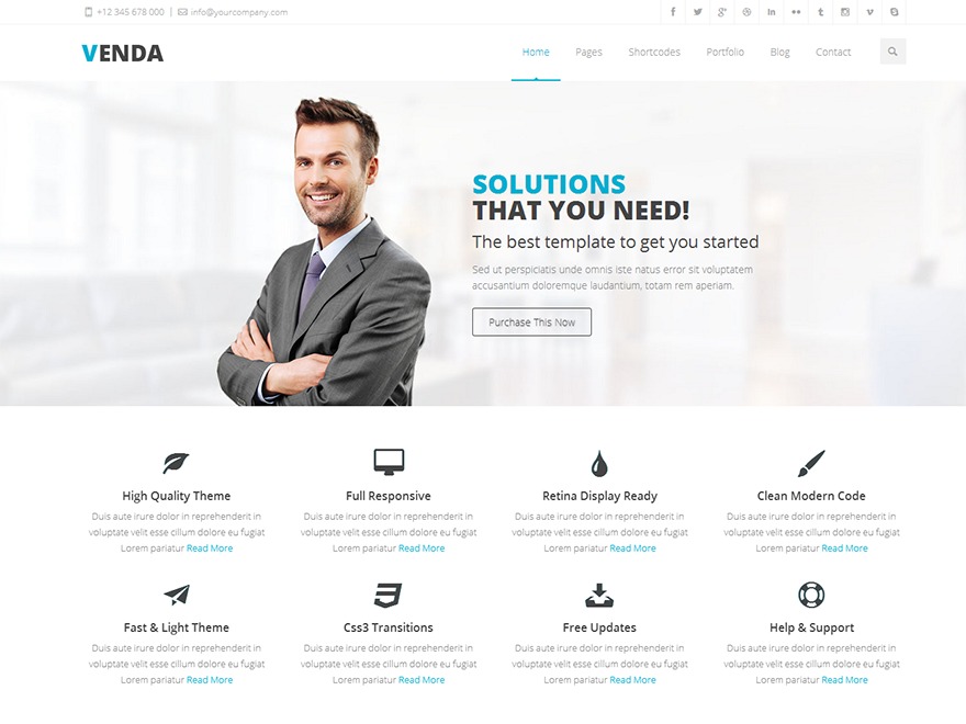 Vella theme WordPress