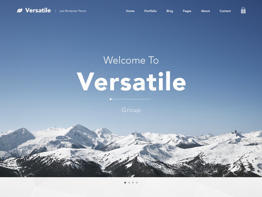 Versatile WordPress page theme by Goodlayers