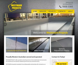Westmark Projects top WordPress theme by Perth Web Design
