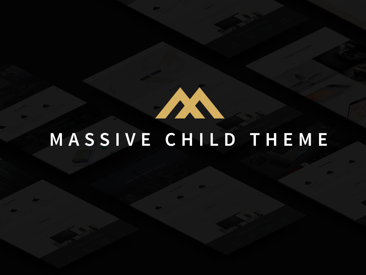 WordPress theme Massive Child WordPress theme Massive Child