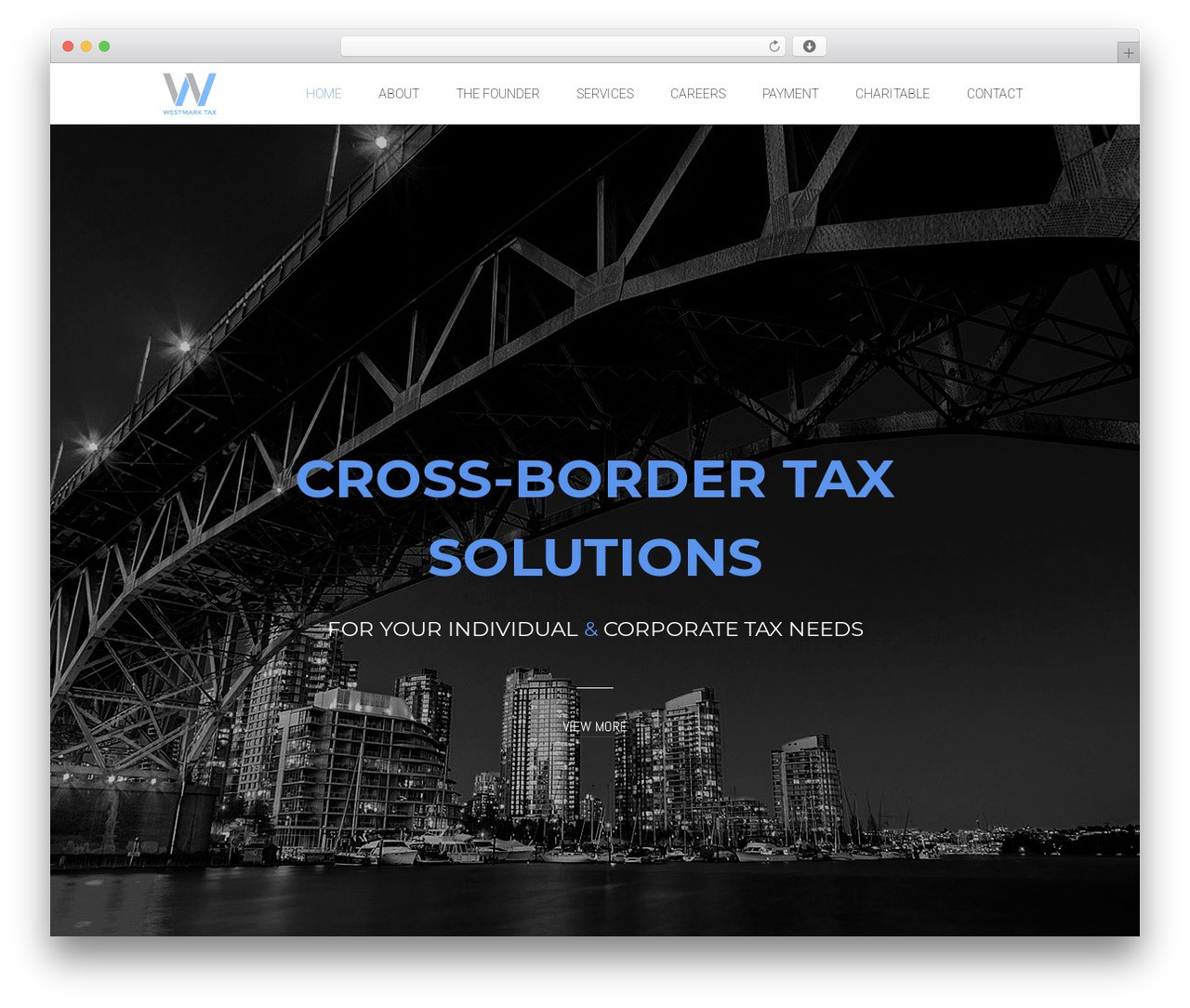 WordPress theme Colors Creative - westmarktax.com