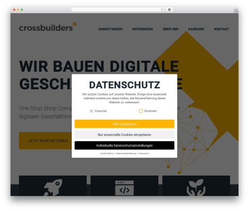 WordPress theme crossbuilders - www.crossbuilders.de