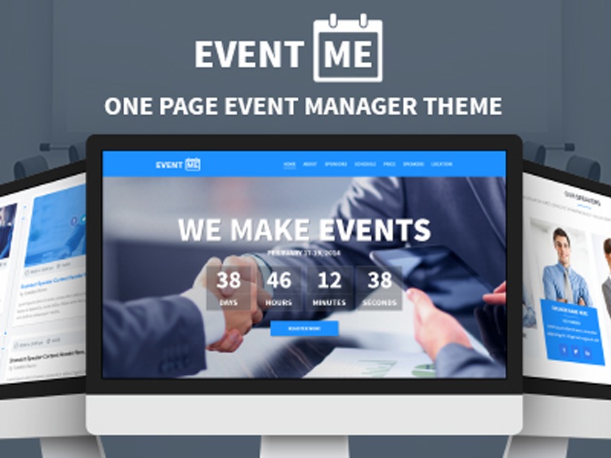 WordPress theme Eventme