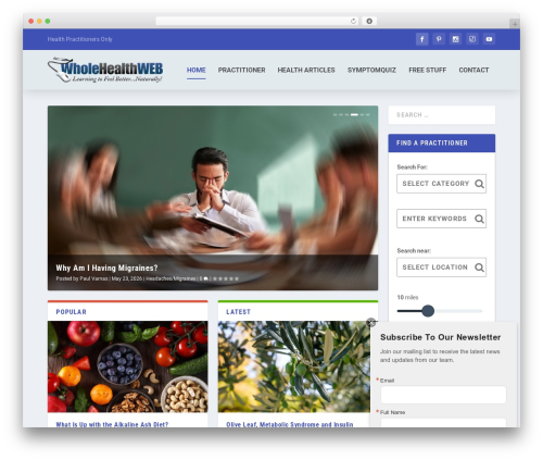 W2dc WordPress plugin - wholehealthweb.com