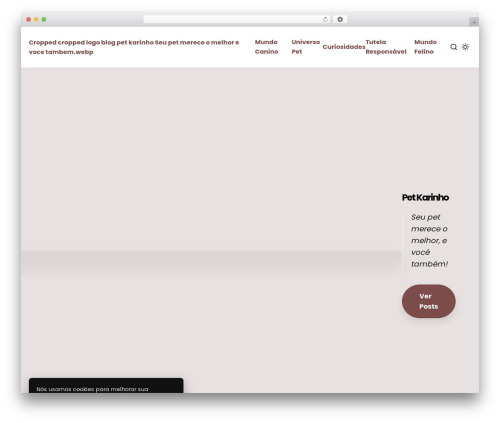 WordPress theme Fast WebX - petkarinho.com