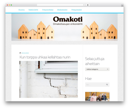 WordPress theme Highwind - omakotilehdet.fi