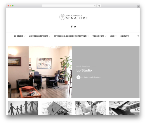 WordPress theme Keylin - studiolegalesenatore.it