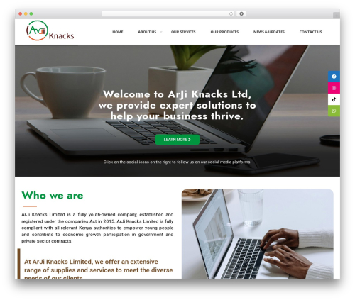 WordPress theme Lifeline2 - arjiknacks.com