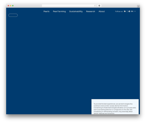 WordPress theme Marity - www.sustainablepearls.org