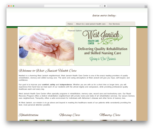 WordPress theme Method - westjanischhcc.com