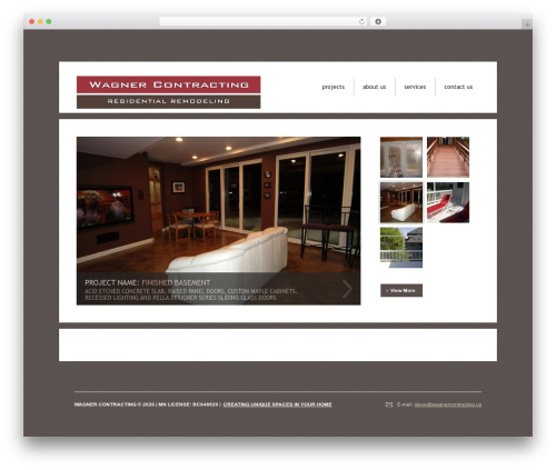 WordPress Theme Number WordPress theme - wagnercontracting.us